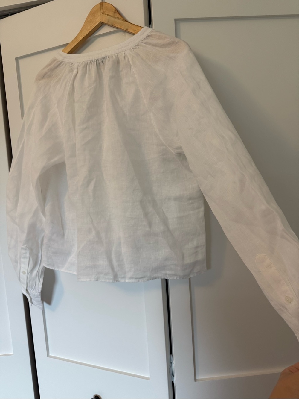 J crew white linen cabana top - Picture 8 of 8